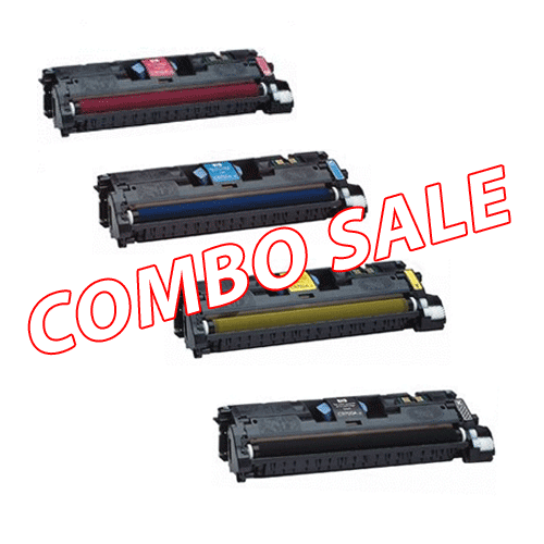 HP 1500 2500 COMBO SET  - Compatible C9700A 9701A C9702A C9703A Toner 4 Pack
